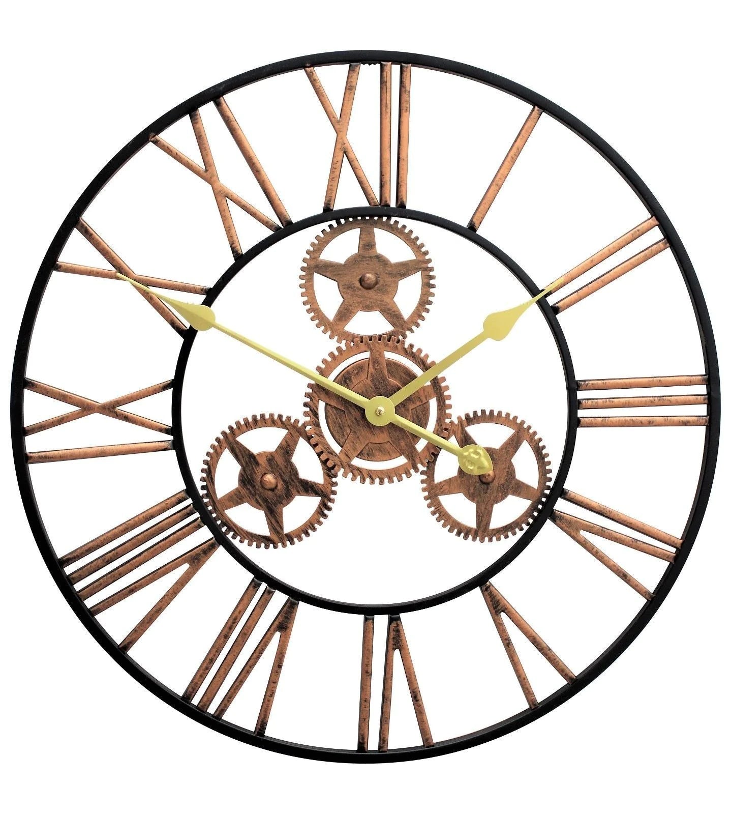 Mechanical Cosmos Wall Clock β Silent Gear Motion