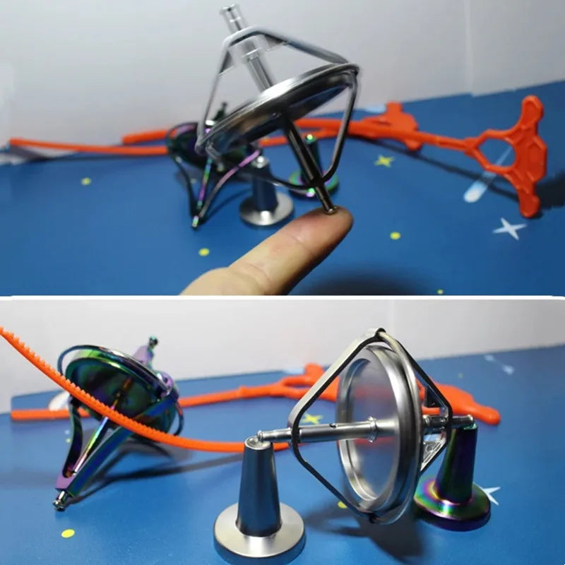 ✔ Lumon-Est Cosmic Gyroscope – Mechanical Anti-Gravity Motion Sculpture
