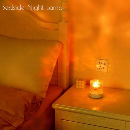 Aurora Ripple Crystal Lamp™ – 16-Color Water Wave Projector