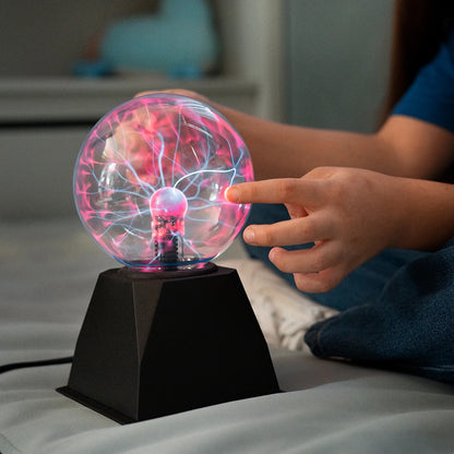 Magic Crystal Plasma Ball Lamp – Touch-Sensitive Electric Globe Desk Light