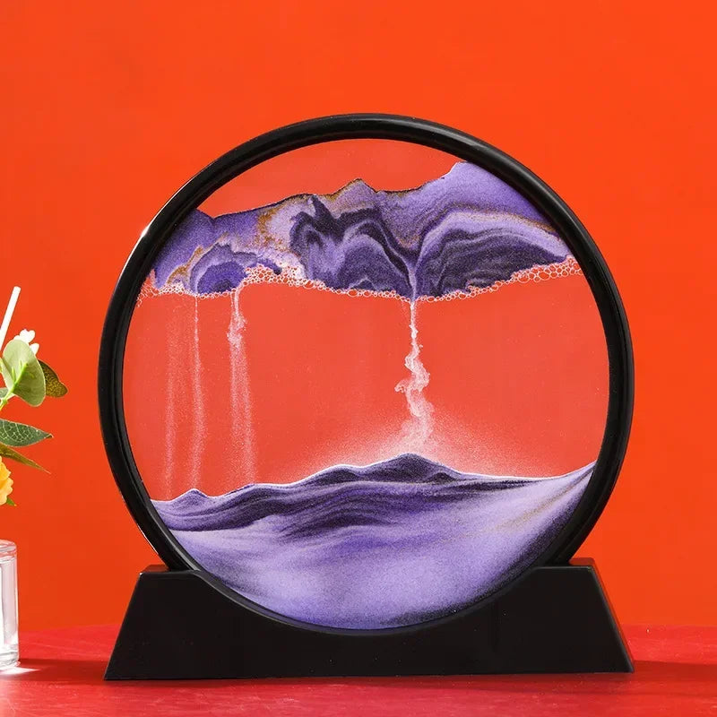 Kinetic Sandscape™ - Flowing Liquid Sand Art Frame