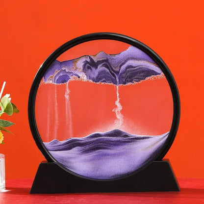 Kinetic Sandscape™ - Flowing Liquid Sand Art Frame