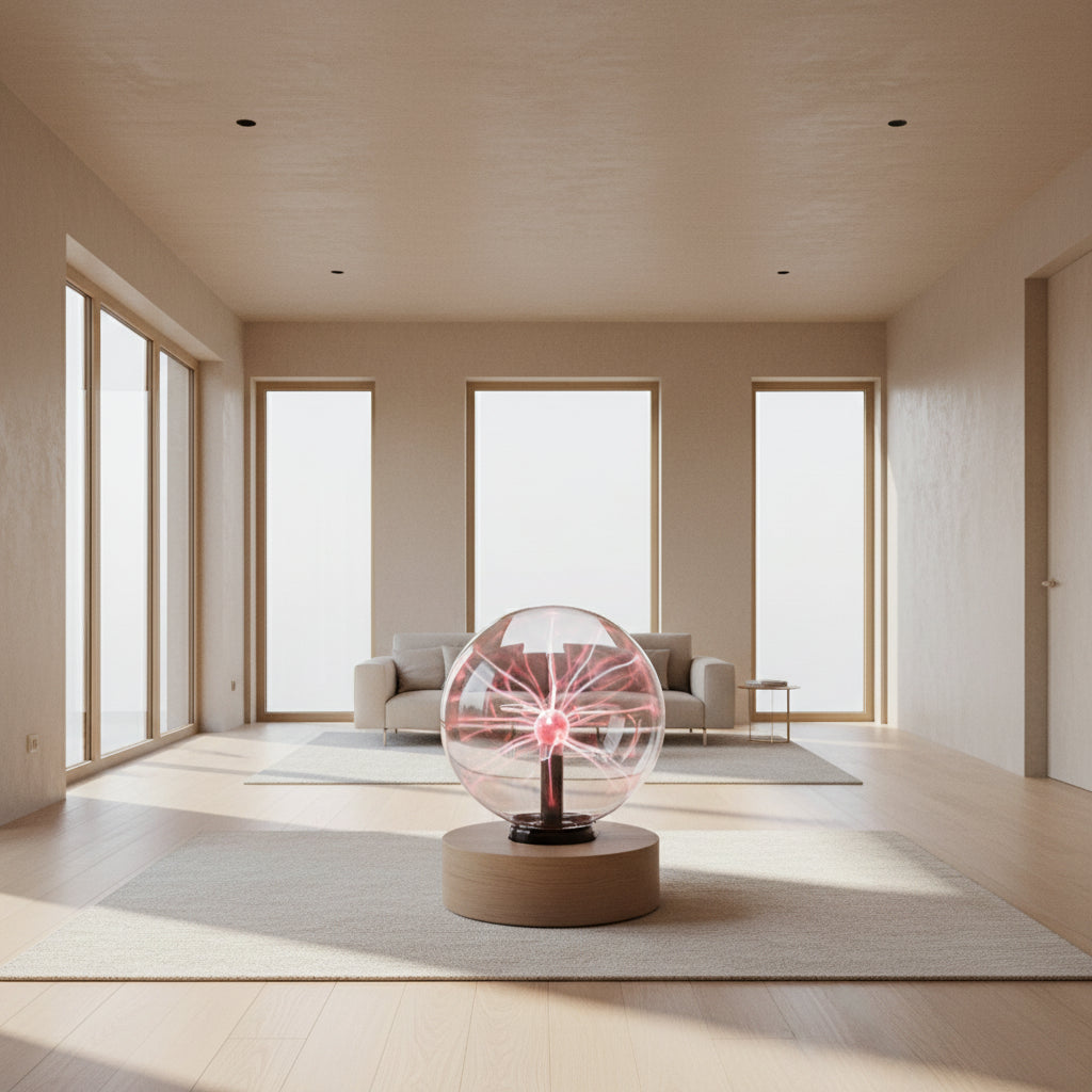 Magic Crystal Plasma Ball Lamp – Touch-Sensitive Electric Globe Desk Light