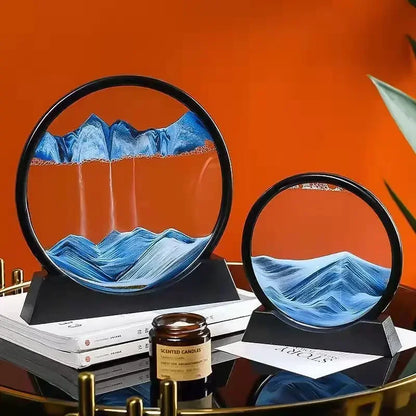 Kinetic Sandscape™ - Flowing Liquid Sand Art Frame