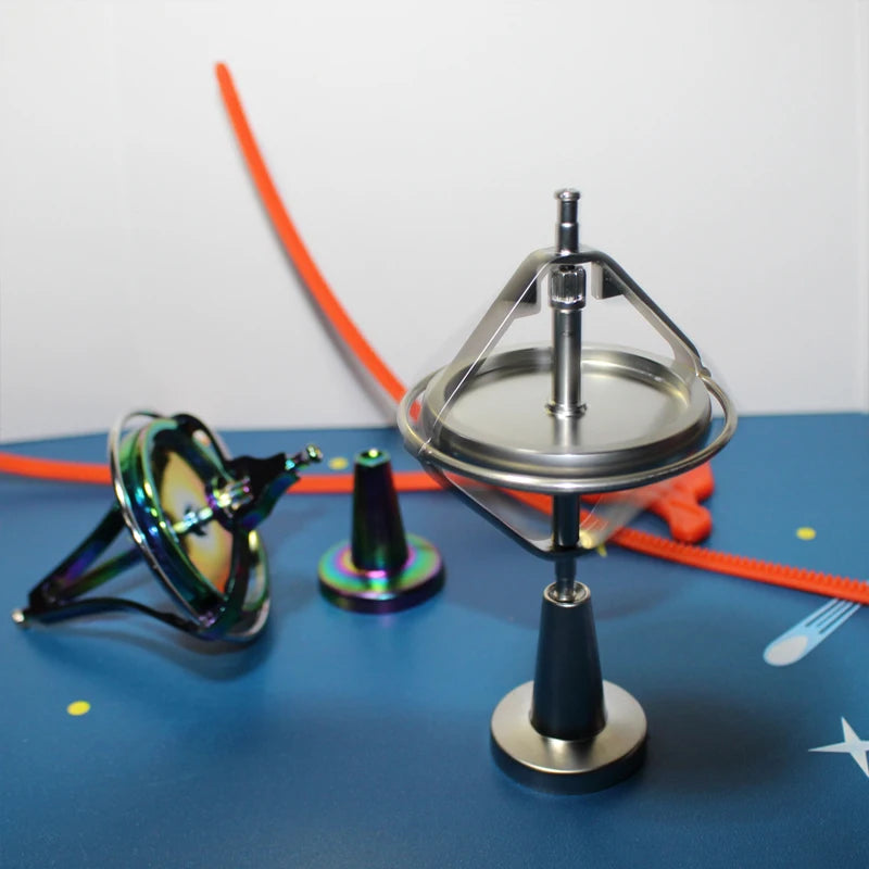 ✔ Lumon-Est Cosmic Gyroscope – Mechanical Anti-Gravity Motion Sculpture