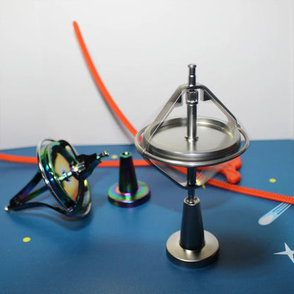 ✔ Lumon-Est Cosmic Gyroscope – Mechanical Anti-Gravity Motion Sculpture