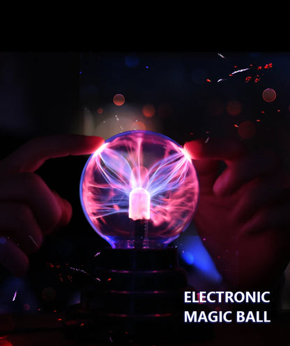 Magic Crystal Plasma Ball Lamp – Touch-Sensitive Electric Globe Desk Light