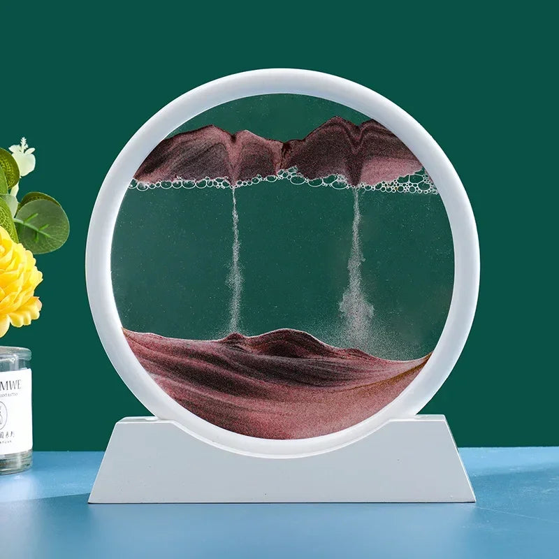 Kinetic Sandscape™ - Flowing Liquid Sand Art Frame