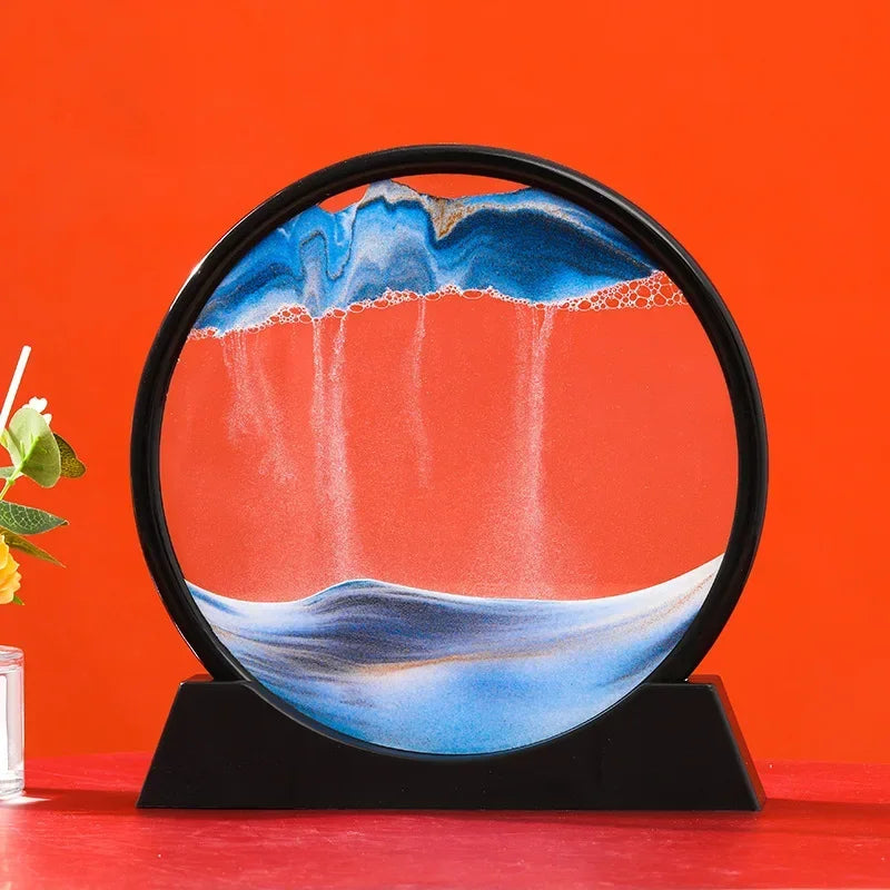 Kinetic Sandscape™ - Flowing Liquid Sand Art Frame